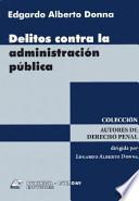 Delitos contra la administración pública