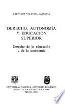 Derecho, autonomía y educación superior