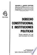 Derecho constitucional e instituciones políticas