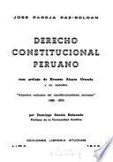 Derecho constitucional peruano