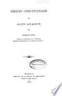 Derecho consuetudinario del alto Aragón