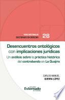 Desencuentros ontológicos con implicaciones jurídicas