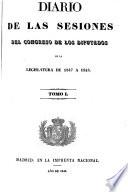 Diario de las Sesiones de Cortes, Congreso de los Diputados