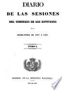 Diario de las sesiones de Cortes