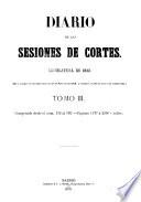 Diario de las sesiones de Cortes