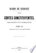 Diario de sesiones de las Córtes Constituyentes de la República Española