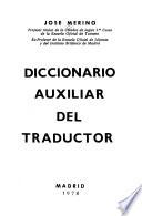 Diccionario auxiliar del traductor