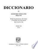 Diccionario de escritores Mexicanos, siglo XX