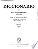 Diccionario de escritores mexicanos, siglo XX