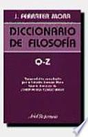 Diccionario de filosofía