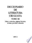 Diccionario de literatura uruguaya