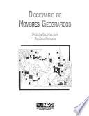 Diccionario de nombres geográficos