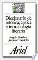 Diccionario de retórica, crítica y terminología literaria