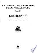 Diccionario enciclopédico de la música en Cuba