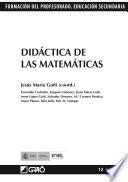 Didáctica de las Matemáticas