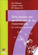 Dificultades del aprendizaje de las matemáticas