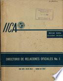 Directorio de Relaciones Oficiales no. 5