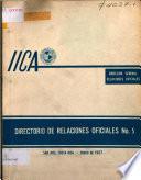 Directorio de Relanciones Oficiales