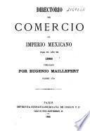 Directorio del comercio del Imperio Mexicano