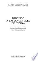 Discurso a las juventudes de España