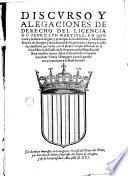 Discurso y alegaciones de derecho del licenciado Pedro Luis Martinez en que trata y declara el origen, y principio del... Reyno de Aragon y la excelencia de su gouierno y leyes, y justicia clarisima que tiene, en el pleyto en que defiende en el Consistorio del Iusticia de Aragon, que la Magestad del Rey... no puede nombrar Virrey estrangero para su govierno, ni conviene a su Real servicio