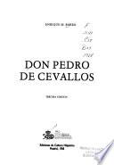 Don Pedro de Cevallos