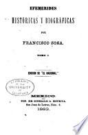 Efemérides históricas y biográficas