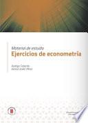 Ejercicios de econometría