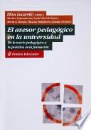 El asesor pedagógico en la universidad