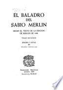 El baladro del sabio Merlín