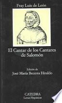 El cantar de los cantares de Salomón