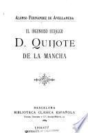 El ingenioso hidalgo don Quijote de la Mancha