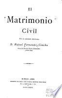 El matrimonio civil