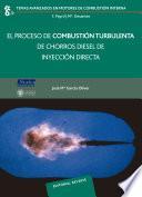 El proceso de combustión turbulenta de chorros diésel de inyección directa