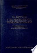 El Quijote y el pensamiento teórico-literario