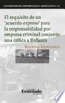 El requisito de un 'acuerdo expreso' para la responsabilidad por empresa criminal conjunta