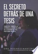 El secreto detrás de una tesis