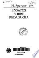 Ensayos sobre pedagogía