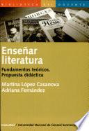 Enseñar literatura