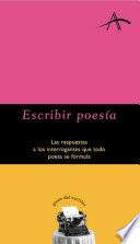 Escribir poesía