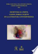 Escrituras al límite: canon, forma y sujeto en la literatura contemporánea