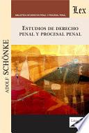 Estudios de derecho penal y procesal penal