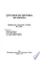Estudios de historia de España