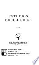 Estudios filológicos