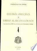 Estudios ofrecidos a Emilio Alarcos Llorach