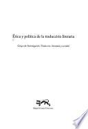 Ética y política de la traducción literaria