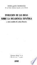 Evolución de las ideas sobre la decadencia española