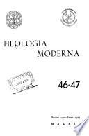 Filolgia moderna