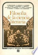 Filosofía de la ciencia literaria