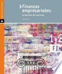 Finanzas empresariales: la decisión de inversión